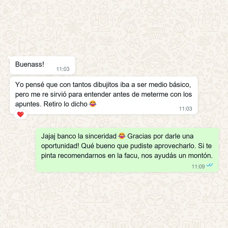 TESTIMONIO: captura real de WhatsApp 5 de 8 — mata «simplificar es quedarse corto»