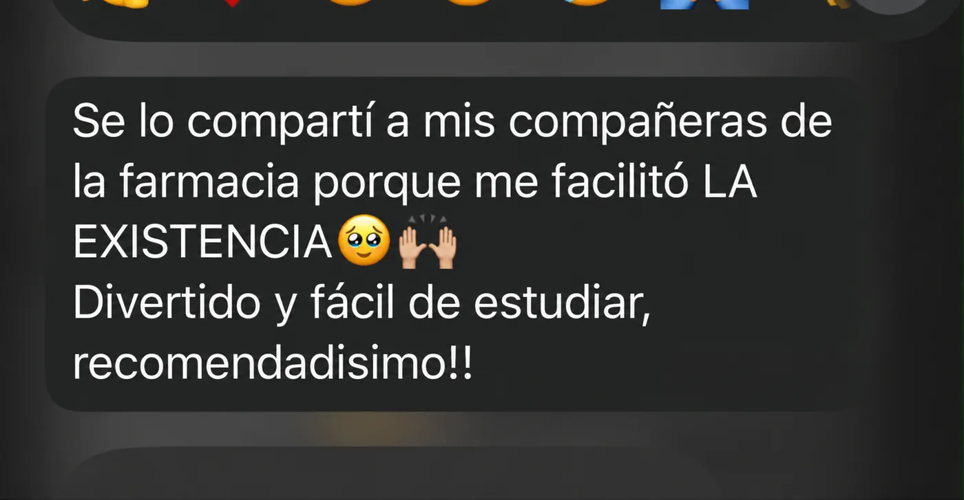TESTIMONIO: captura real de WhatsApp 1 de 8 — mata «¿me sirve para mi cátedra?»